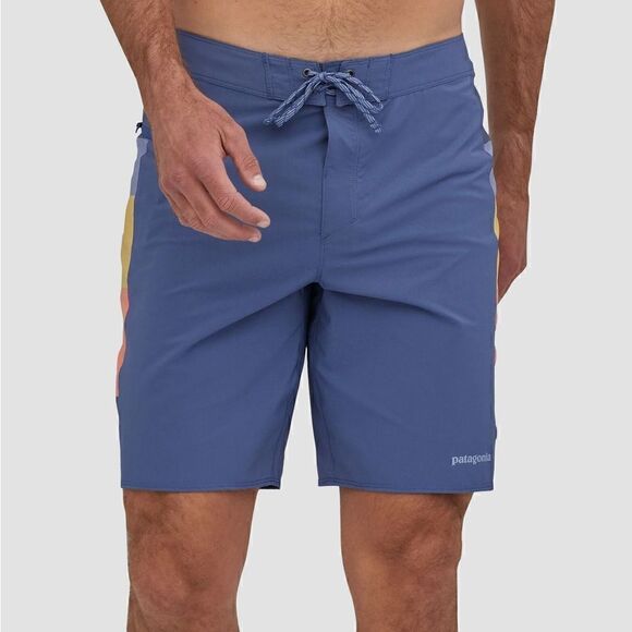 Patagonia Mens Blue Board Shorts - Picture 1 of 8